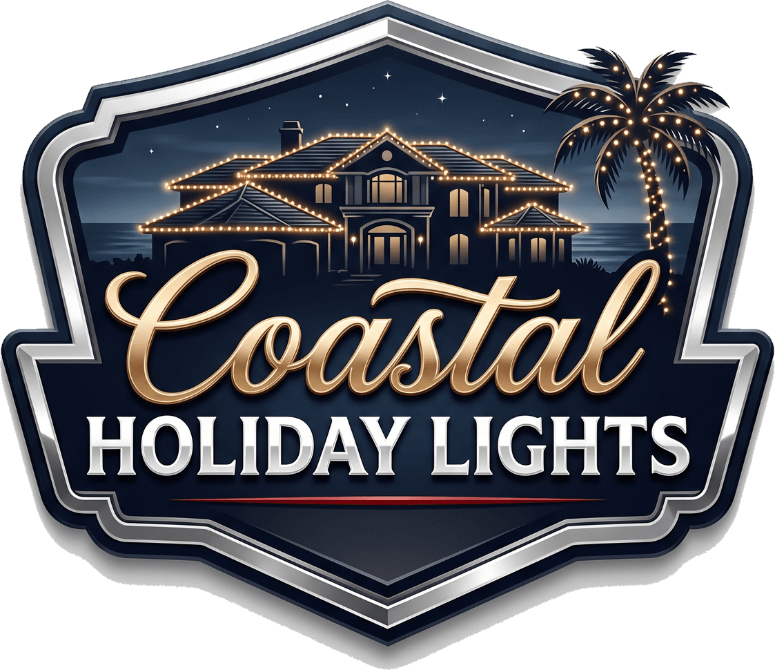 Coastal Holiday Lights crest logo